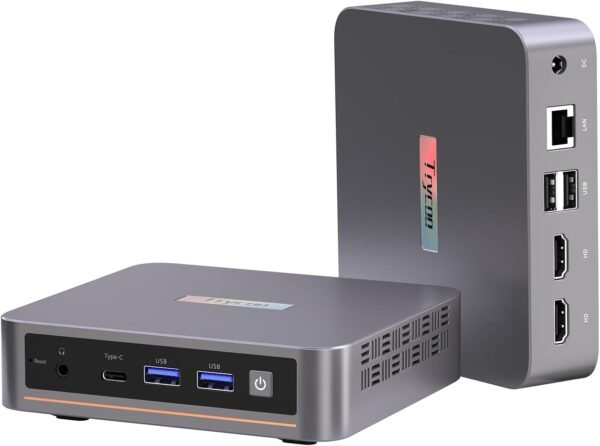 Mini PC Computers 13th Intel Twin Lake N150 (Turbo 3.6GHz), Mini PC Computers 13th Intel Twin Lake N150 (Turbo 3.6GHz), 16GB DDR4 RAM 512GB PCIe3.0 SSD, WI6 Desktop Mini Computer with Type-C, RJ45 LAN Ethernet, 4K Triple Display, WiFi5, BT4.2