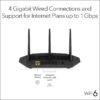 61Q0yODMzL._AC_SL1200_.jpg NETGEAR 4-Stream WiFi 6 Router (R6700AX) – Security Features, AX1800 Wireless Speed (Up to 1.8 Gbps), Covers up to 1,500 sq. ft., 20 devices