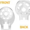 Wall Mount for TP-Link Deco X68/XE75/AXE5300 Mesh Wi-Fi 6 System, Space-Saving Wall Hanging Bracket Holder for Wi-Fi Booster, Cable Organizer Without Messy, Easy Installation (3Pack)