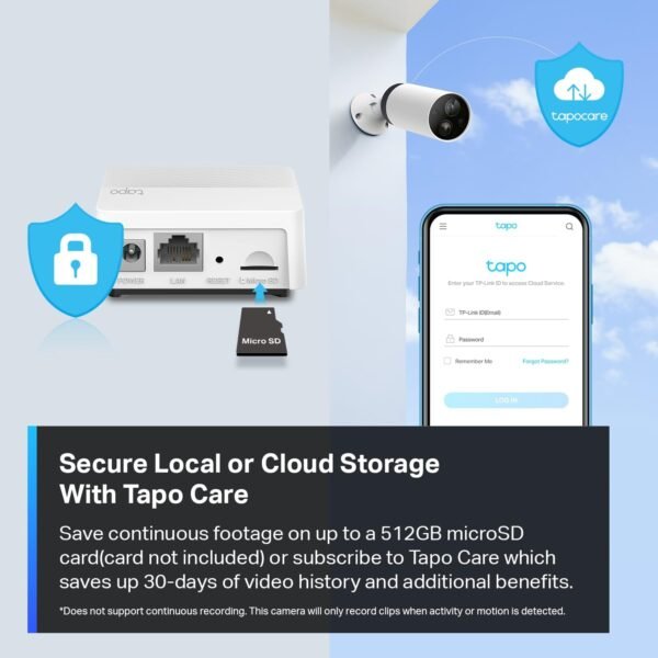 TP-Link Tapo 2K QHD Outdoor Wireless Security Camera System, Up to 180 Day Battery, Color Night Vision w/Starlight Sensor, Motion/Person/Pet/Vehicle Detection, Works w/Alexa &Google Home(Tapo C420S2)