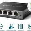 61UepG33QXL._AC_SL1000_.jpg TP-Link 5-Port Gigabit Ethernet Easy Smart Switch | Unmanaged Pro | Plug and Play | Desktop | Sturdy Metal w/Shielded Ports | Limited Lifetime Replacement (TL-SG105E), Black…