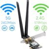 61VndjTXPRL._AC_SL1200_.jpg Cudy New AX3000 Wireless WiFi 6 PCIe Card for PC, Bluetooth 5.2, AX200, 3000Mbps WiFi 6 Speed, 802.11ax/ac/a/b/g/n, Windows 11, 10, WE3000
