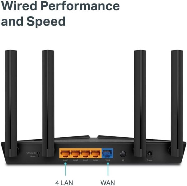 61anwMlHIjL._AC_SL1500_.jpg TP-Link Wifi 6 AX1500 Smart WiFi Router (Archer AX10) 802.11ax Router, Dual Band AX Router,Beamforming,OFDMA, MU-MIMO, Parental Controls, Works with Alexa (Renewed)