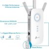 TP-Link AC1900 WiFi Extender (RE550), Covers Up to 2800 Sq.ft and 35 Devices, 1900Mbps Dual Band Wireless Repeater, Internet Booster, Gigabit Ethernet Port (Renewed)