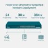 TP-Link TL-SG3428XMP | Jetstream 24 Port Gigabit Smart Managed L2+ PoE switch | 24 PoE+ Port @384W, 4 * 10GE SFP+ Slots | Support Omada SDN | IPv6 and Static Routing