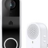 Kasa Smart Video Doorbell Camera Hardwired w/ Chime, 2K Resolution, Kasa Smart Video Doorbell Camera Hardwired w/ Chime, 2K Resolution, Always-on Power, Night Vision, 2-Way Audio, Real-Time Notification, Cloud & SD Card Storage, Works w/ Alexa & Google Home (KD110)