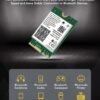 WiFi 6E Wireless Card Intel AX210 NGW Bluetooth 5.3 Tri-Band 5400Mbps Network Adapter for Laptop Support Windows 10/11 (64bit) M.2/NGFF
