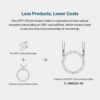 TP-Link TL-SM5220-3M | 3 Meter/ 10 Feet 10G SFP+ Direct Attach Cable (DAC) | Passive Twinax Cable | 10GBASE-CU SFP+ to SFP+ Connector | Plug and Play | LC Duplex Interface