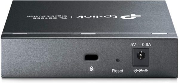 61urALwYveL._AC_SL1000_.jpg TP-Link 5-Port Gigabit Ethernet Easy Smart Switch | Unmanaged Pro | Plug and Play | Desktop | Sturdy Metal w/Shielded Ports | Limited Lifetime Replacement (TL-SG105E), Black…