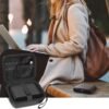 Case Compatible with TP-Link Ultra-Portable Wi-Fi 6 AX1500 AX3000 Travel Router, Storage Holder for TL-WR1502X/ WR3002X WiFi Hotspot for Traveling, Ethernet Cable Network Adapter (Box Only)