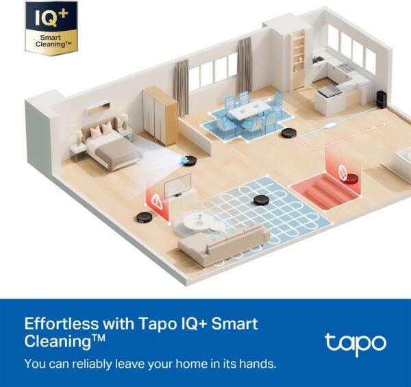 71-FEb-lXL._AC_SL1500_.jpg Tapo LiDAR Smart Navigation Robot Vacuum and Mop with Self-Emptying Dock, 5300Pa Max, 97%+ Dust Pickup Rate, Customizable Cleaning, Self-Charging, Compatible with Alexa & Google Home, RV30 Max Plus