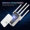 WiFi Extender, 2025 Fastest WiFi Booster 1200Mbps Dual Band (5GHz/2.4GHz) WiFi Extenders Signal Booster for Home, WiFi Repeater with Ethernet Port Covers up to 12880sq. ft and 55 Devices-Medium