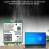 WiFi 6E Wireless Card Intel AX210 NGW Bluetooth 5.3 Tri-Band 5400Mbps Network Adapter for Laptop Support Windows 10/11 (64bit) M.2/NGFF