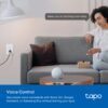 TP-Link Tapo Smart Plug P210M, Wi-Fi in-Wall Outlet, Matter Compatible, Energy Monitoring, 15A/1800W Max, Works with Alexa, Apple Home, Google Home, SmartThings, Voice/Remote Control, ETL Certified