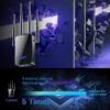 2025 Newest WiFi Extender Internet Booster, 10000 Sq.ft Long Range Repeater Wireless Routers Amplifier, Mesh Wi-Fi 80% Faster | Broader Than Ever, Support More Network Devices at Home, 1-Tap Setup