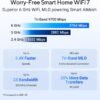ASUS RT-BE92U BE9700 Tri-Band WiFi 7 Router, Supports New 320MHz Bandwidth & 4096-QAM, MLO, AI WAN Detection, AiMesh Support, Subscription-Free Network Security & Comprehensive VPN Features