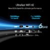 ASUS RT-AXE7800 Tri-band WiFi 6E (802.11ax) Router, 6GHz Band, ASUS Safe Browsing, Upgraded Network Security, Instant Guard, Built-in VPN Features, Parental Controls, 2.5G Port, AiMesh Support