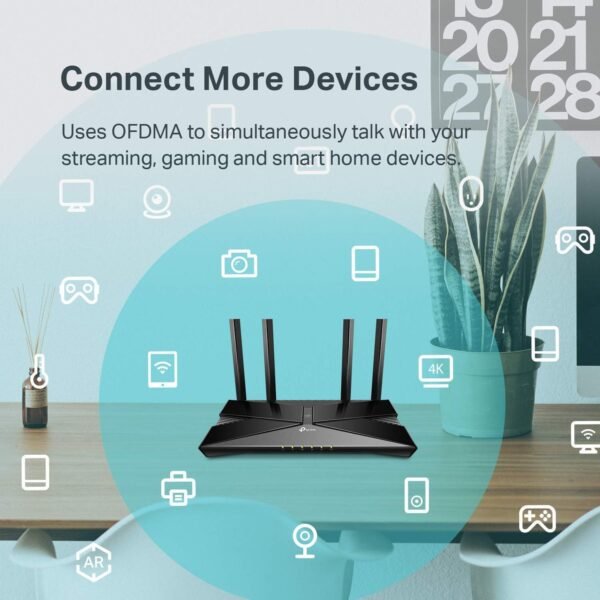 71W-BwFqxtL._AC_SL1500_.jpg TP-Link Wifi 6 AX1500 Smart WiFi Router (Archer AX10) 802.11ax Router, Dual Band AX Router,Beamforming,OFDMA, MU-MIMO, Parental Controls, Works with Alexa (Renewed)