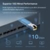 TP-Link TL-SM5310-T | 10GBase-T RJ45 SFP+ Module | 10G Copper SFP+ Transceiver | SFP+ to Ethernet | Plug and Play | Hot Pluggable | Up to 30m distance| | Durable Metal Casing | Versatile Compatibility