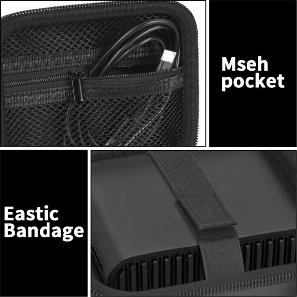 Case Compatible with TP-Link Ultra-Portable Wi-Fi 6 AX1500 AX3000 Travel Router, Storage Holder for TL-WR1502X/ WR3002X WiFi Hotspot for Traveling, Ethernet Cable Network Adapter (Box Only)
