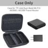 Case Compatible with TP-Link Dual-Band Wi-Fi 6 AX3000 / AX1500 Travel Router(Case Only)