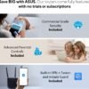 ASUS RT-AXE7800 Tri-band WiFi 6E (802.11ax) Router, 6GHz Band, ASUS Safe Browsing, Upgraded Network Security, Instant Guard, Built-in VPN Features, Parental Controls, 2.5G Port, AiMesh Support