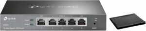 TP-Link ER-605 Gigabit VPN Router | Load Balancing | Dual WAN Ports | SPI Firewall | Bandwidth Management | IPsec, PPTP, L2TP VPN | Business Network Security | Easy Setup | Cloud Monitoring, W/Cloth