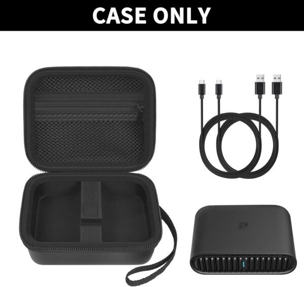 Case Compatible with TP-Link Ultra-Portable Wi-Fi 6 AX1500 AX3000 Travel Router, Storage Holder for TL-WR1502X/ WR3002X WiFi Hotspot for Traveling, Ethernet Cable Network Adapter (Box Only)