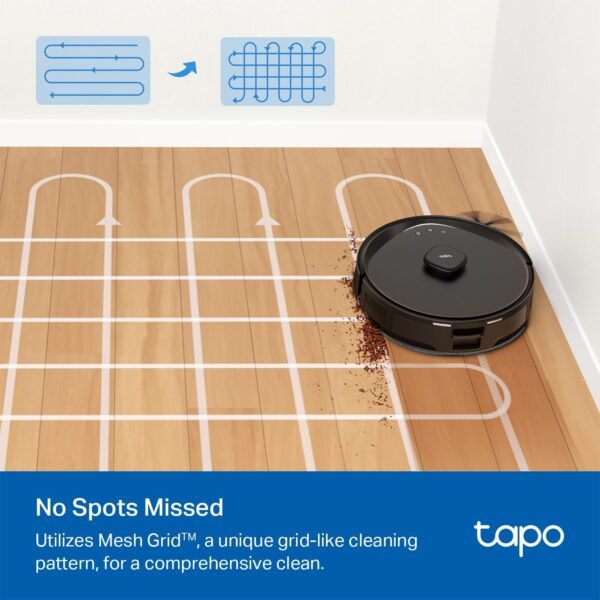 71lI4erIKZL._AC_SL1500_.jpg Tapo LiDAR Smart Navigation Robot Vacuum and Mop with Self-Emptying Dock, 5300Pa Max, 97%+ Dust Pickup Rate, Customizable Cleaning, Self-Charging, Compatible with Alexa & Google Home, RV30 Max Plus