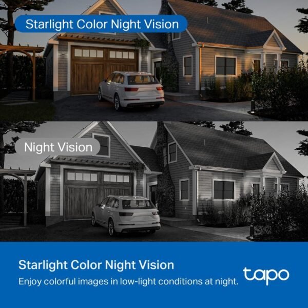 71saKwK9SFL._AC_SL1000_.jpg Tapo 3K 5MP Outdoor Pan/Tilt Security Wi-Fi Camera – 360° View, Free Person/Vehicle Detection, Starlight Color Night Vision, IP66, Sound and Light Alarm, Works w/Alexa and Google Home, VistaCam 360°