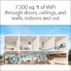 71wyDKDbMfL._AC_SL1200_.jpg NETGEAR Orbi Whole Home Tri-band WiFi 6 Mesh Network System (RBK853) – Router With 2 Satellite Extenders, Security Features, Coverage Up To 7,500 Square Feet, 100 Devices, AX6000 (Up to 6Gbps)