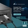 TP-Link TL-SM5220-3M | 3 Meter/ 10 Feet 10G SFP+ Direct Attach Cable (DAC) | Passive Twinax Cable | 10GBASE-CU SFP+ to SFP+ Connector | Plug and Play | LC Duplex Interface