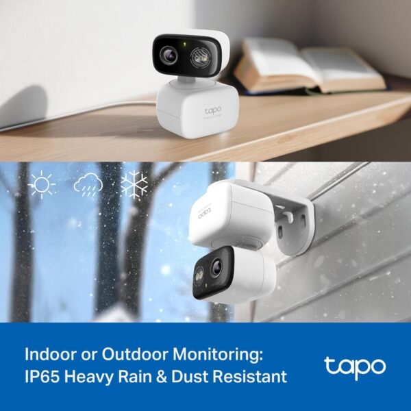 71yN6COirYL._AC_SL1500_.jpg Tapo 2K 3MP Pan/Tilt Indoor/Outdoor Security Camera - Free Person/Baby Cry Detect & Motion Track, 360° Pan, Color Night Vision, SD/Cloud Storage, Works w/Alexa & Google Home HybridCam 360