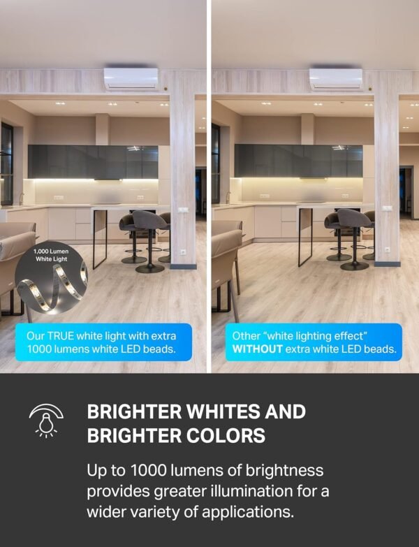 81hs5b48cfL._AC_SL1500_.jpg Tapo TP-Link RGBWIC Smart LED Light Strip 16.4Ft, 1000 Lumens, 16M Dimmable Colors, 50 Color Zones, Works w/Apple HomeKit/Alexa/Google Home, Sync-to-Sound, IP44 PU Coating, Trimmable L930-5