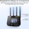 ASUS RT-BE92U BE9700 Tri-Band WiFi 7 Router, Supports New 320MHz Bandwidth & 4096-QAM, MLO, AI WAN Detection, AiMesh Support, Subscription-Free Network Security & Comprehensive VPN Features