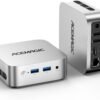 ACEMAGIC Vista V1 Mini Pc, 16GB DDR4 RAM 256GB SSD Mini Computer, 13Th Gen Intel N150 (Beat N100/N95 Up to 3.6Ghz), UHD 4K HDMI DP, Dual WiFi/Bt, Gigabit Ethernet Vesa, Home/Office Micro Pc