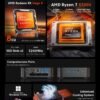 ACEMAGICIAN Kron Mini K1 Mini PC, Ryzen 7 5700U, 32GB DDR4 1TB NVMe SSD Mini Computers, Small Light Gaming PC 4K@60Hz Triple Display, Mini Desktop WiFi6 | Bluetooth 5.2 | Dual Channel | Auto Power On