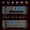 ACEMAGICIAN Kron Mini K1 Mini PC, Ryzen 7 5700U, 32GB DDR4 1TB NVMe SSD Mini Computers, Small Light Gaming PC 4K@60Hz Triple Display, Mini Desktop WiFi6 | Bluetooth 5.2 | Dual Channel | Auto Power On
