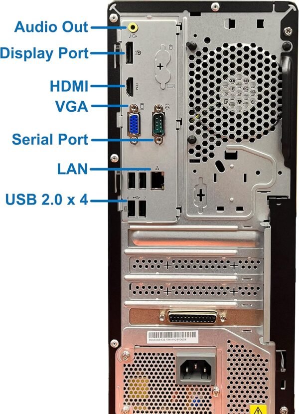 1753989180_91mokYi6oL._AC_SL1500_.jpg Lenovo ThinkCentre Neo 50T Gen4 Tower, Intel i9-12900K, 64GB Ram, 2TB NVMe SSD, DisplayPort, HDMI, VGA, DVDRW, USB C, SD Card Reader, Wi-Fi, BT, Windows 11 Pro, Black Desktop