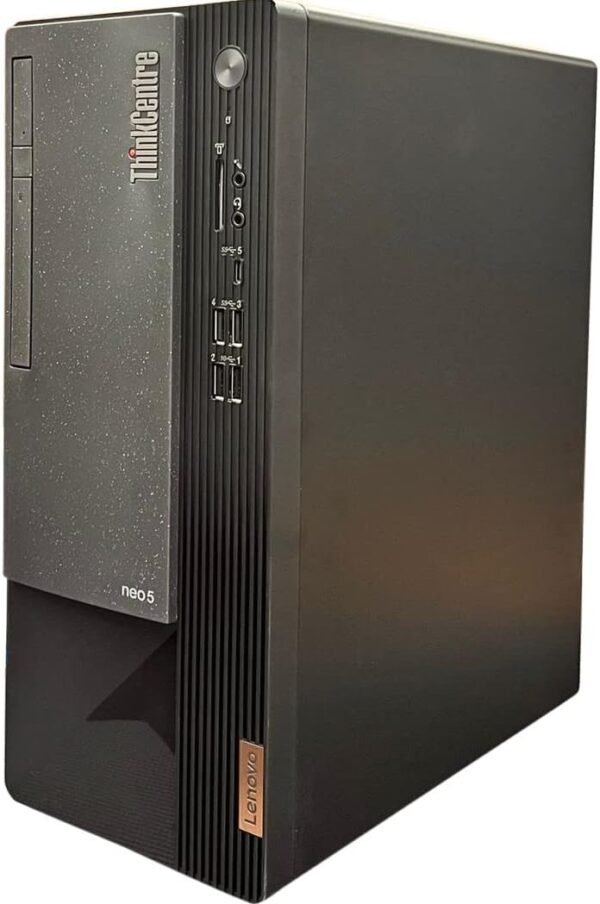 1753989181_51MlQn5A91L._AC_SL1049_.jpg Lenovo ThinkCentre Neo 50T Gen4 Tower, Intel i9-12900K, 64GB Ram, 2TB NVMe SSD, DisplayPort, HDMI, VGA, DVDRW, USB C, SD Card Reader, Wi-Fi, BT, Windows 11 Pro, Black Desktop