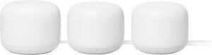 Google Nest WiFi - AC2200 (2nd Generation) Router and Add Google Nest WiFi - AC2200 (2nd Generation) Router and Add On Access Point Mesh Wi-Fi System (3-Pack, Snow)
