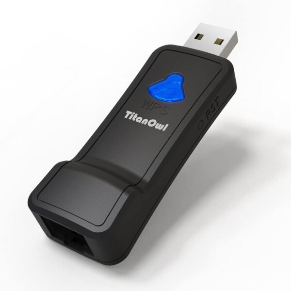 Ethernet LAN to WiFi Bridge Universal Wireless Adapter for PS4, Xbox, Printer, Smart TV, Blu-Ray Player, Game Console, 2.4GHZ RJ45 Cable Extender
