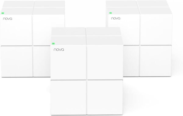 Tenda Nova Mesh WiFi System MW6 - Covers up to 3500 sq.ft - AC1200 Whole Home WiFi Mesh System - Gigabit Dual-Band Mesh Network - Replaces Wireless Router and WiFi Extender - 3-Pack