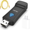 Ethernet LAN to WiFi Bridge Universal Wireless Adapter for PS4, Xbox, Printer, Smart TV, Blu-Ray Player, Game Console, 2.4GHZ RJ45 Cable Extender