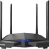 Tenda AC1200 Smart WiFi Router, High Speed Dual Band Wireless Tenda AC1200 Smart WiFi Router, High Speed Dual Band Wireless Internet Router with Smart APP, 4 x 100 Mbps Fast Ethernet Ports, Supports Guest WiFi, Access Point Mode, IPv6 and Parental Controls(AC6)