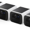 eufy Security S220 SoloCam 4-Cam Pack, Solar Charging, Wireless Outdoor eufy Security S220 SoloCam 4-Cam Pack, Solar Charging, Wireless Outdoor Camera, Continuous Power, 2K Resolution, Day and Night Clarity, 2.4 GHz Wi-Fi, No Monthly Fee