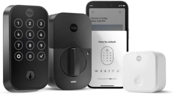 Yale Assure Lock 2 Touchscreen with Wi-Fi Connect - Black Suede - for Vacation Rental Hosts