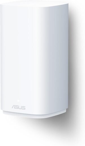 ASUS ZenWiFi BD5 Outdoor Dual-Band WiFi 7 Mesh, 5000 Mbps, 2500 sq. ft. (1pk), Dual 2.5G Ports, IP65, PoE Powered, Wall and Pole Mount, VPNs