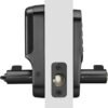 Yale Assure Lever Entry Door Handle with Wi-Fi Connected Physical Keypad, Black Suede Smart Door Lock with Handle, Back-Up Key, ‎YRL216-WF1-BSP