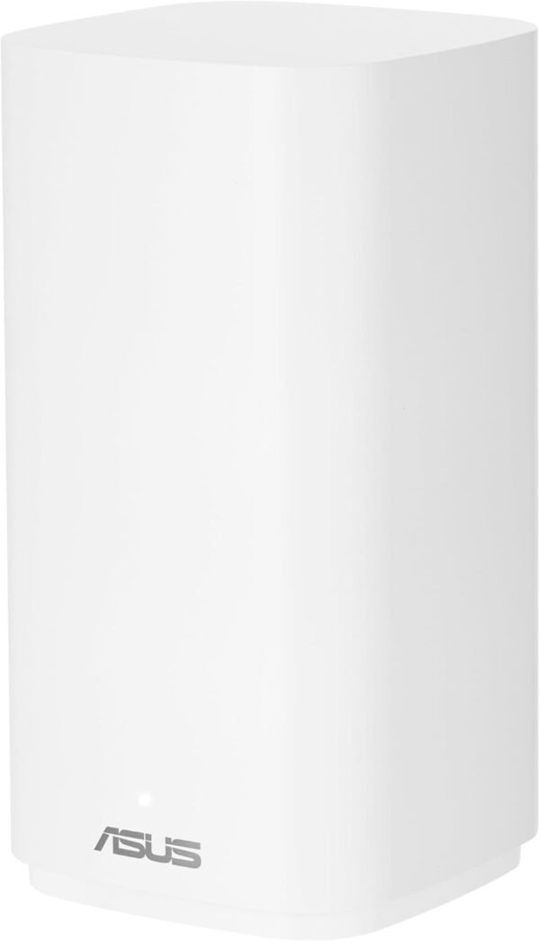 ASUS ZenWiFi BD5 Outdoor Dual-Band WiFi 7 Mesh, 5000 Mbps, 2500 sq. ft. (1pk), Dual 2.5G Ports, IP65, PoE Powered, Wall and Pole Mount, VPNs